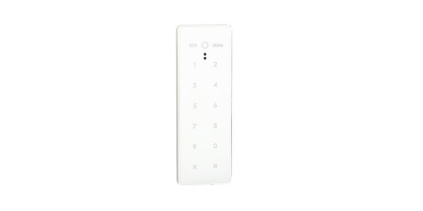 AQ35 Wht OSDP Mullion Rdr w/Keypad
