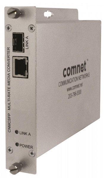 100/1000FX MULTIRATE MC, SFP REQUIRED