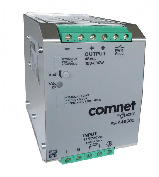 48VDC 500W Din Rail Industrial Grade PSU