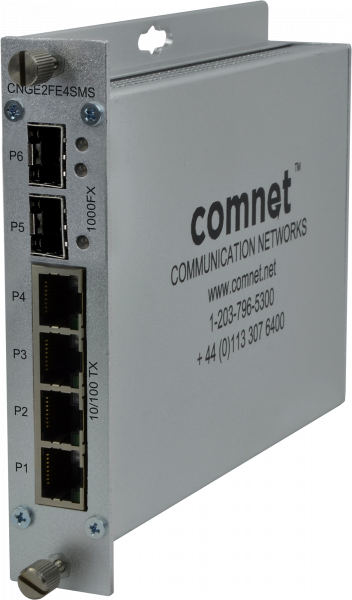 4TX 10/100MB 2FX 1000MB SFP SMS SW POE++