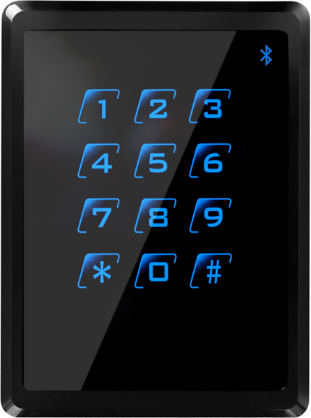 BLUE-D Bluetooth Reader, OSDP, Keypad