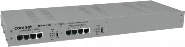 8CH ETH OVER COAX WITH PASS-THRU POE