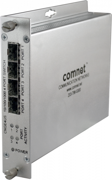 10/100/1000 4 PORT SWITCH (4) SFP