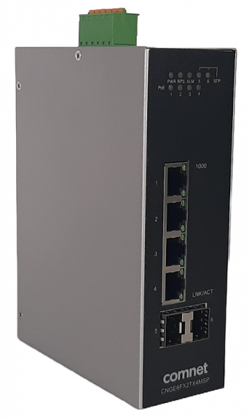 6 Port Managed Gigabit Switch 30W PoE