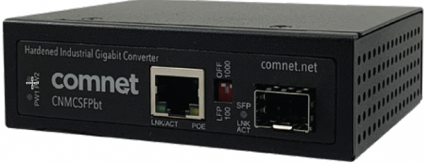 Industrial 90W 802.3bt 1GB Media Convert
