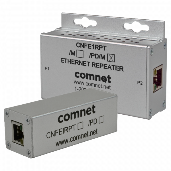 100TxETHERNET REPEATER 60W POE PASS-THRU