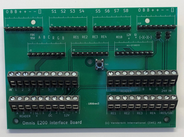 E200-IB Omnis E200 interface board