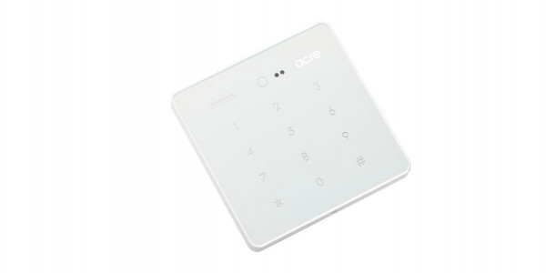 AQ50 Wht OSDP Square Rdr w/Keypad