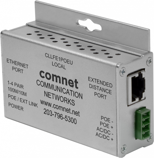 LOCAL 1CH ETH OVER UTP W/PASS-THRU POE+